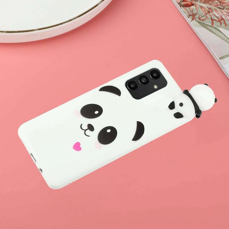 For Samsung Galaxy A54 5G Shockproof Cartoon TPU Phone Case(White Panda)