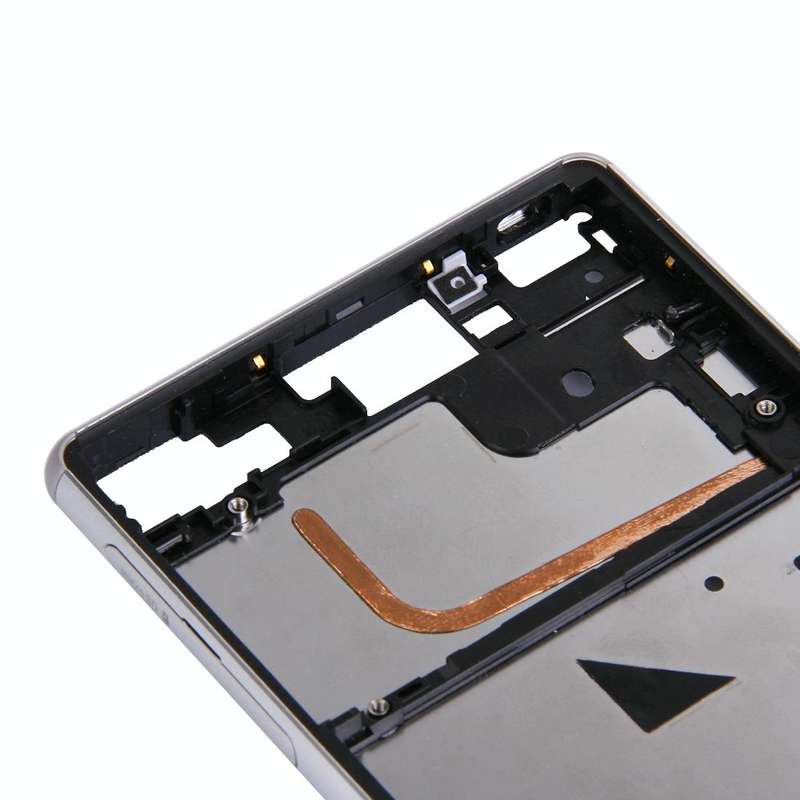 Single SIM Front Housing LCD Frame Bezel for Sony Xperia Z3(White)