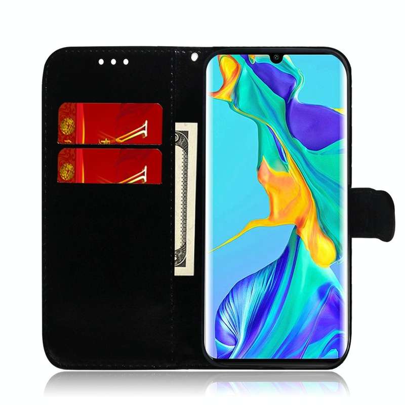 For Huawei P30 Pro Imitated Mirror Surface Horizontal Flip Leather Case with Holder & Card Slots ...
