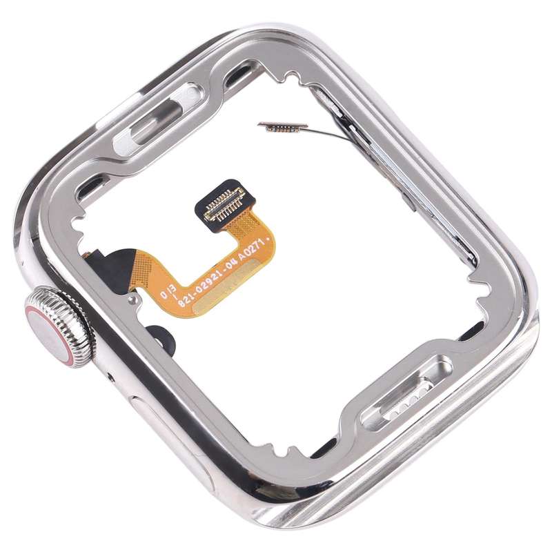 For Apple Watch Series 6 40mm Stainless Steel Middle Frame Bezel Plate with Loudspeaker / Power /...