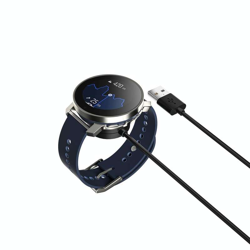 For Suunto 9 Peak 38mm Smart Watch Magnetic Charging Cable, Length: 1m(Black)