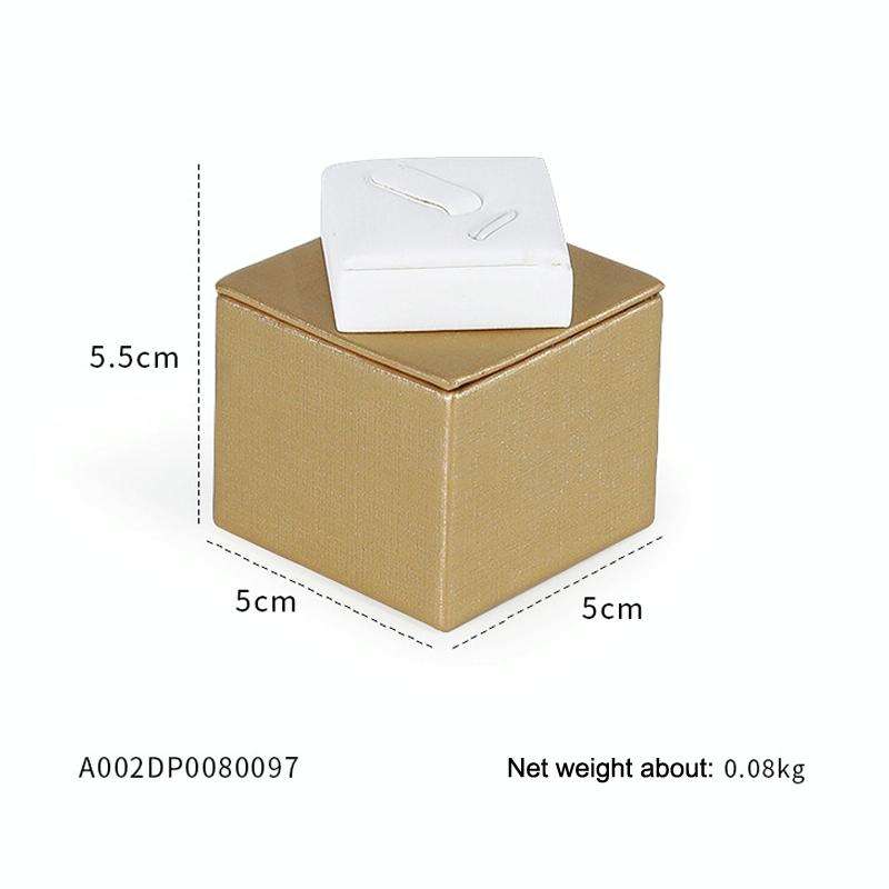 5x5x5.5cm Ring Display Stand Jewelry Display Microfiber Jewelry Props Display Rack