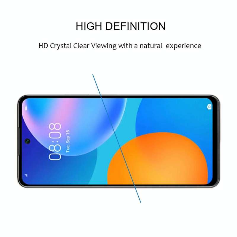 For Huawei P Smart 2021 25 PCS Full Glue Full Screen Tempered Glass Film