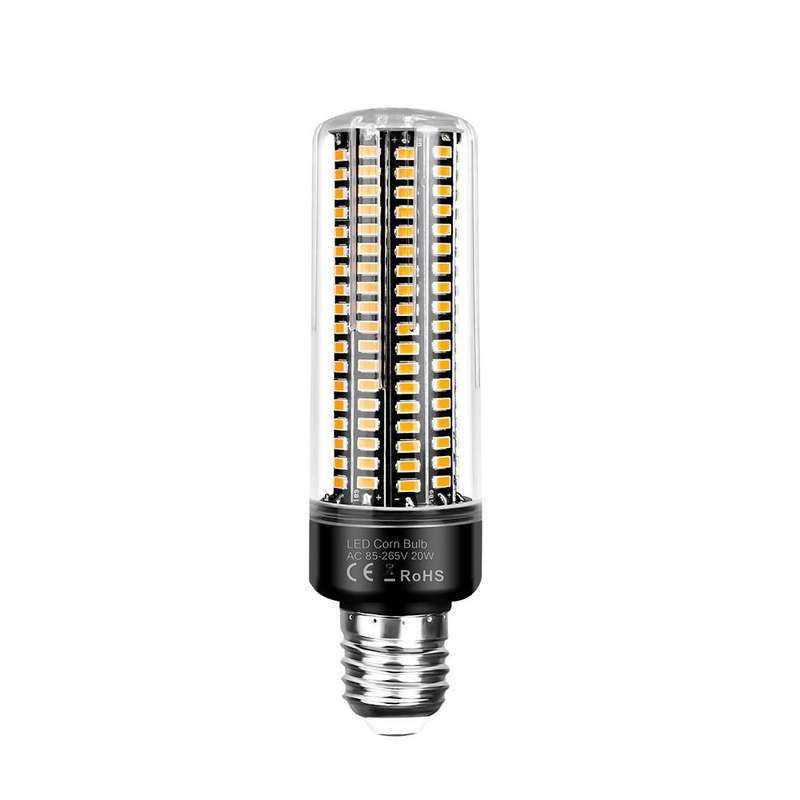 20W 5736 LED Corn Light Constant Current Width Pressure High Bright Bulb(E27 White)