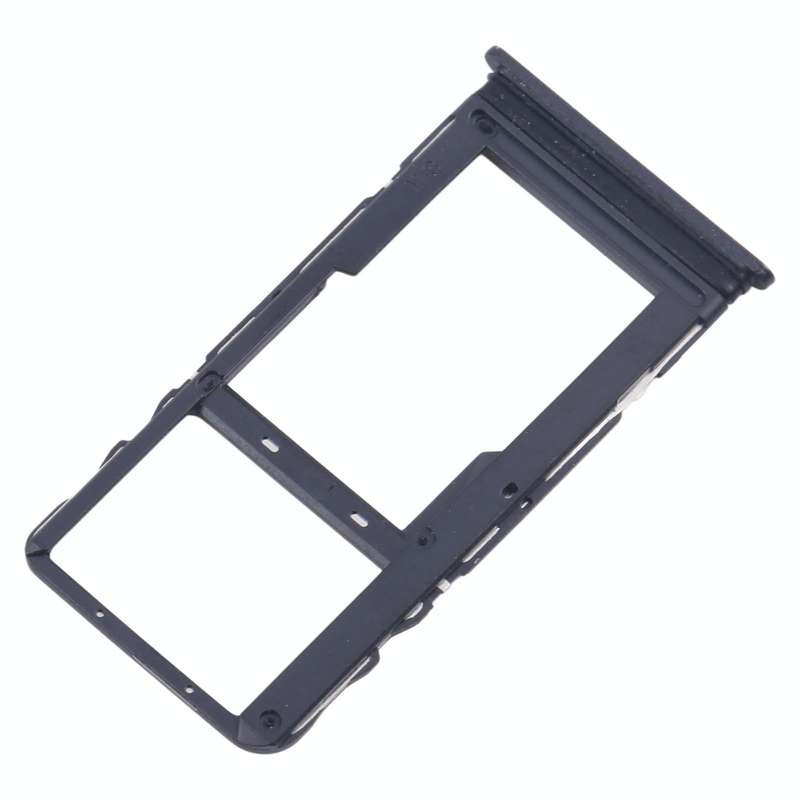 For TCL 20L / 20 Lite Original SIM Card Tray + Micro SD Card Tray (Black)