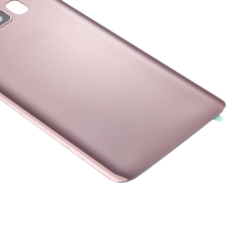 For Galaxy S8 / G950 Battery Back Cover with Camera Lens Cover & Adhesive (Rose Gold)