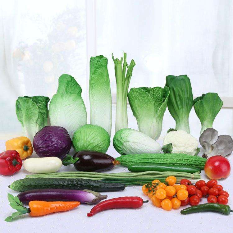 PU Simulation Vegetable Model Photography Props Window Sample Display Hotel Decoration Home Decor...