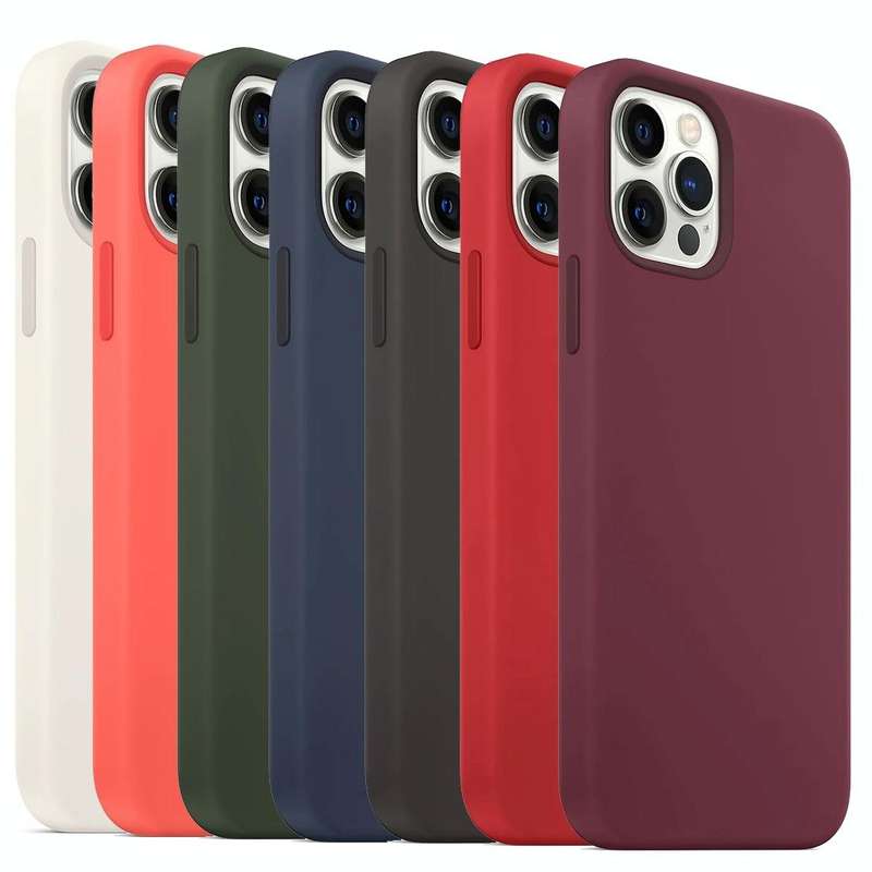 For iPhone 13 MagSafe Liquid Silicone Full Coverage Phone Case(Deep Green)