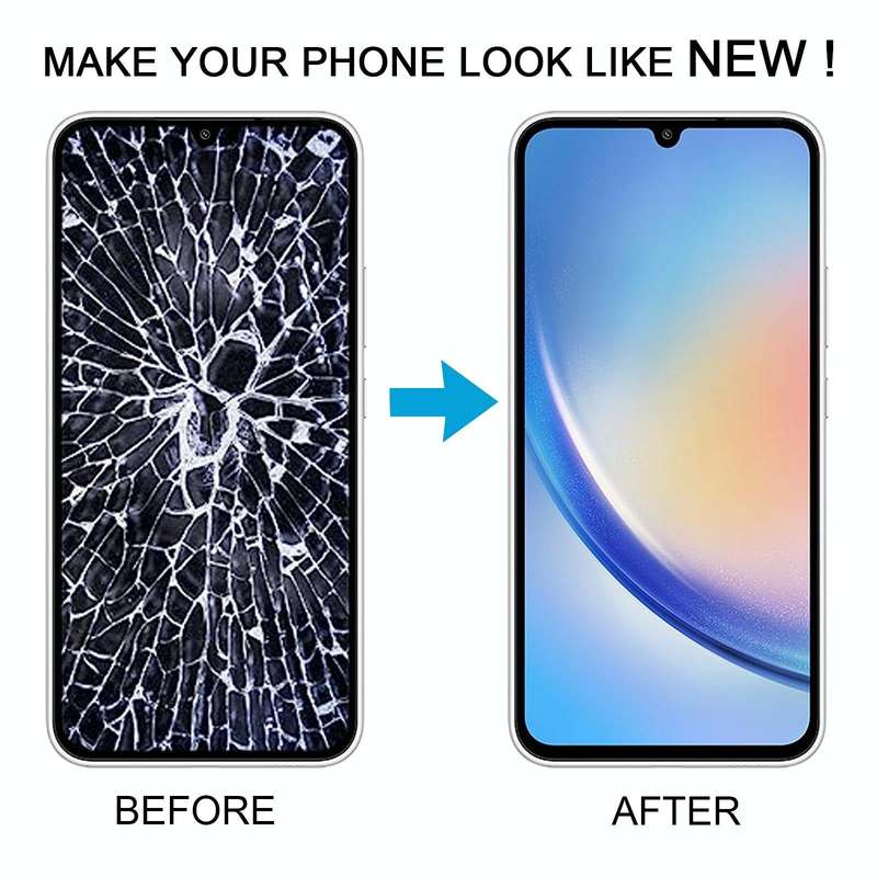 For Samsung Galaxy A34 SM-A346B Incell LCD Screen Digitizer Full Assembly with Frame, Not Support...