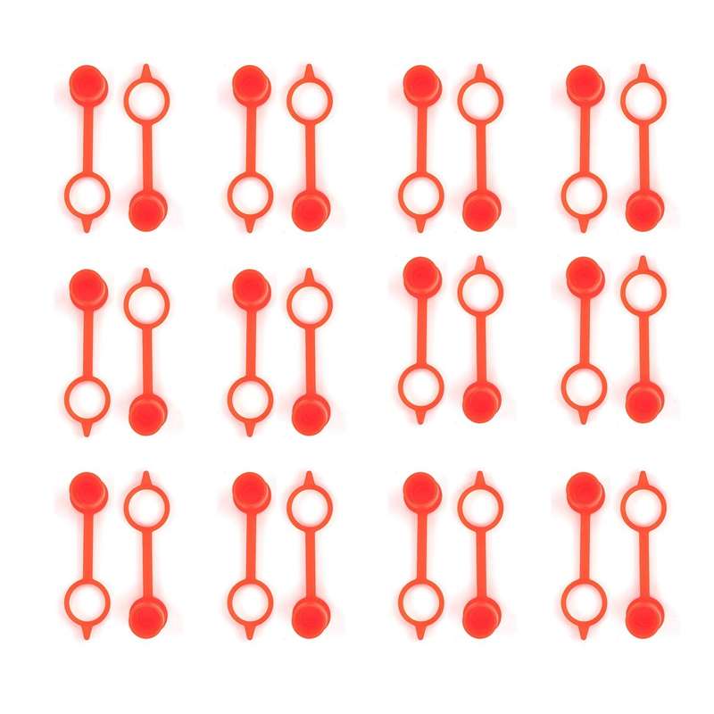 800 PCS M6 / M8 / M10 Polyethylene Plastic Dust Cover Cap Assortment Kits for Oil Grease Zerk Fit...
