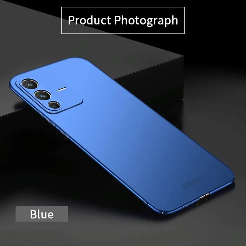 For vivo V23 5G / S12 MOFI Frosted PC Ultra-thin Hard Case(Blue)