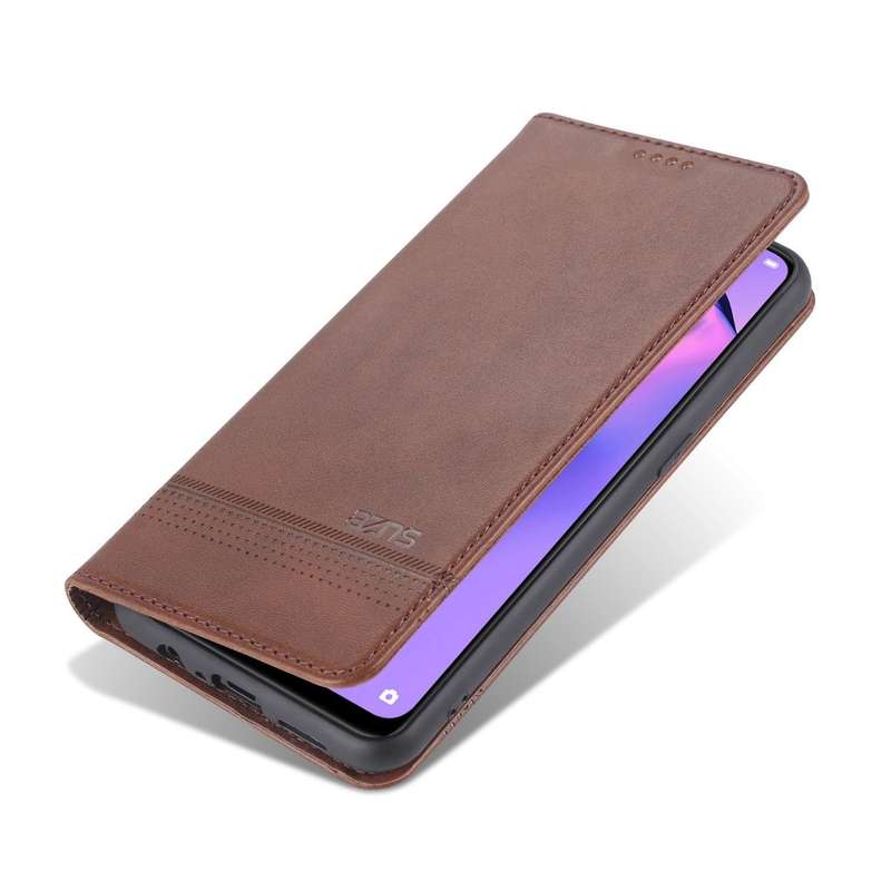 For Oppo Reno5 5G AZNS Magnetic Calf Texture Horizontal Flip Leather Case with Card Slots & Holde...