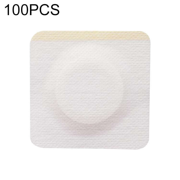 100 PCS 043 Square Breathable Non-woven Fabric Adhesive Wound Dressing Pad, Size:5 x 5 x 1.5cm(Wh...