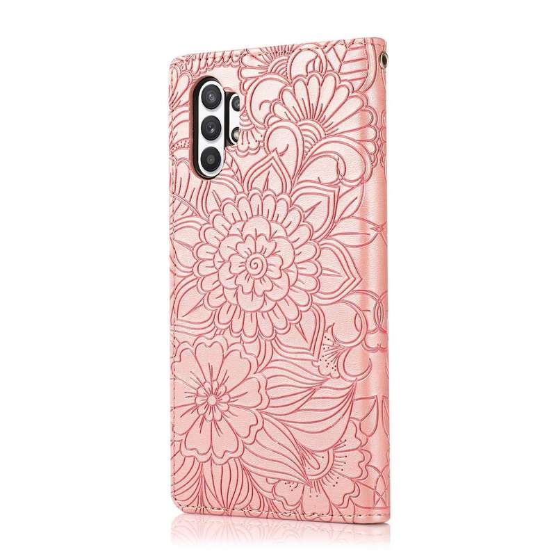 For Samsung Galaxy A32 5G Skin Feel Embossed Sunflower Horizontal Flip Leather Case with Holder &...