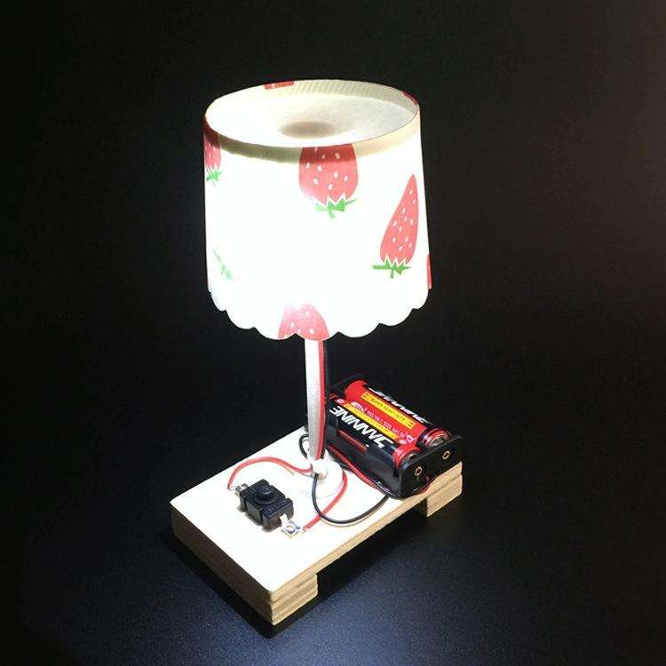 Creative DIY Small Table Lamp Technology Small Production Primary School Students Manual Material...
