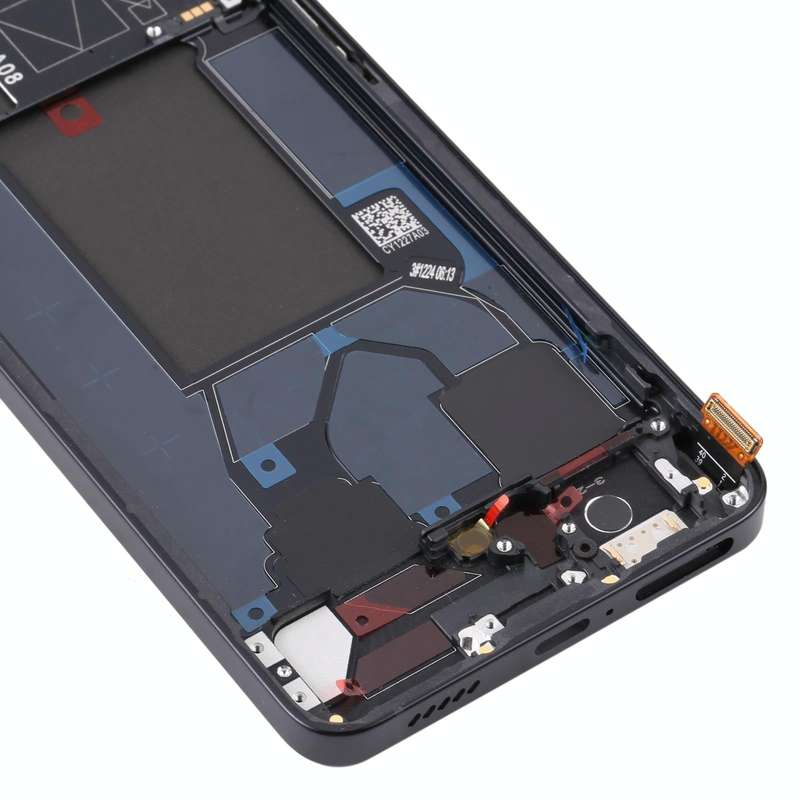 Original LCD Screen For OPPO Reno7 5G China PFJM10 Digitizer Full Assembly with Frame (Black)