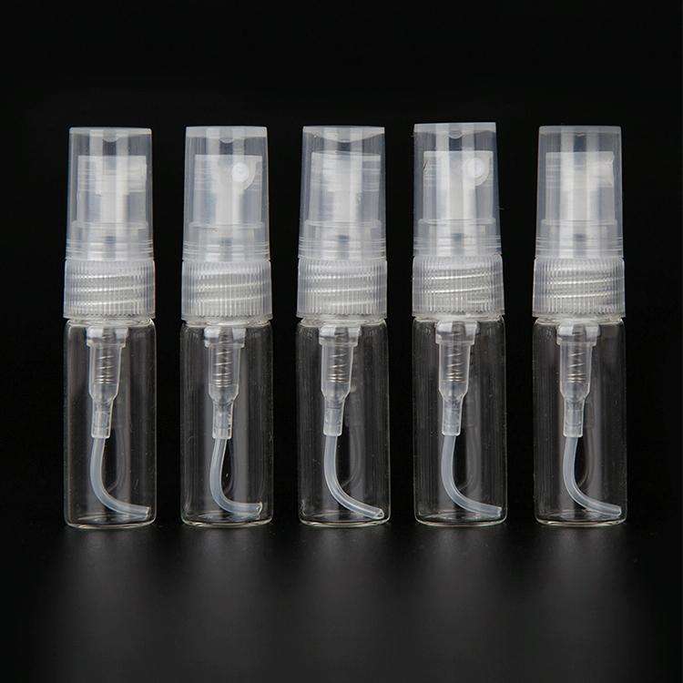 50 PCS Perfume Bottle Spray Bottle Perfume Bottle Empty Bottle, Capacity:3ML (Transparent)