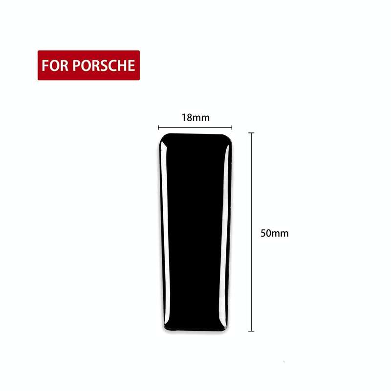 For Porsche Macan 2014-2021 Car Gear Button Decorative Sticker, Left and Right Drive Universal (B...