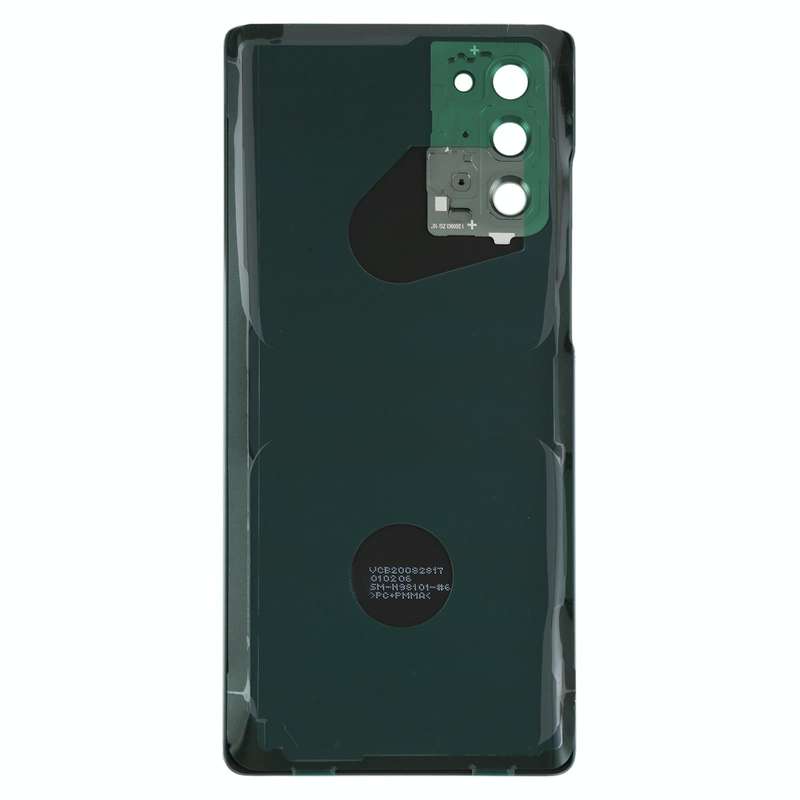 For Samsung Galaxy Note20 Battery Back Cover with Camera Lens Cover (Black)