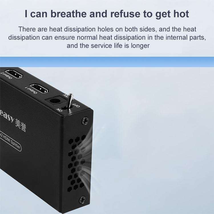 Measy SPH102 1 to 2 HDMI 1080P Simultaneous Display Splitter(UK Plug)