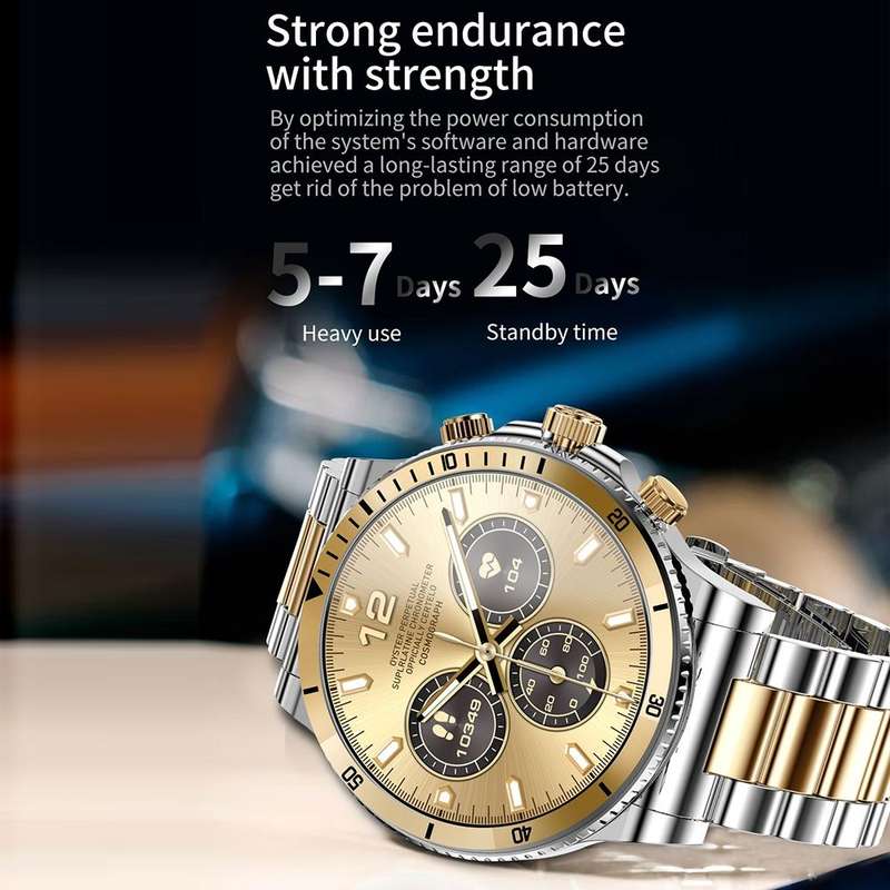L67 Pro 1.53 inch Steel Band Smart Watch, Support Sleep / Heart Rate Monitoring(Silver)