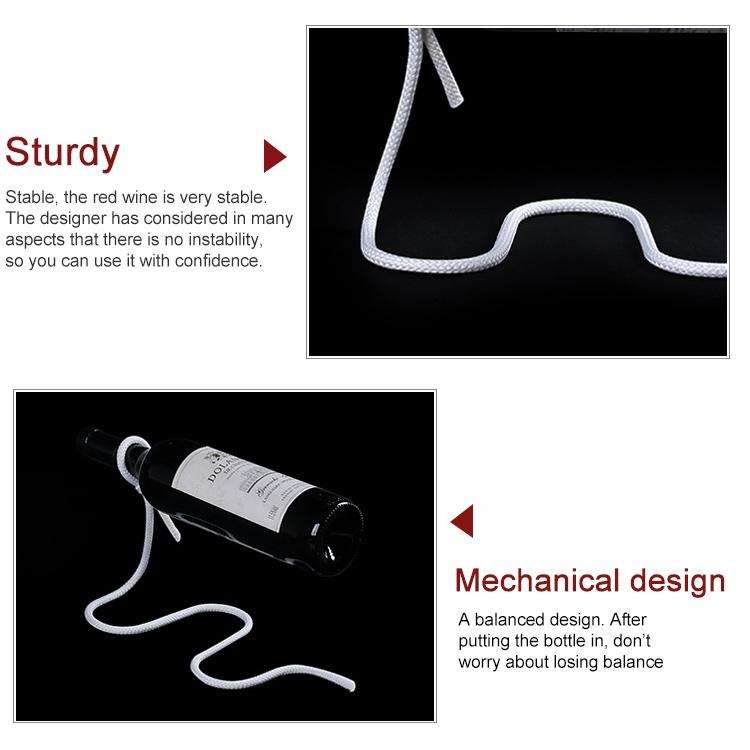 Magic Rope Wine Rack(White)