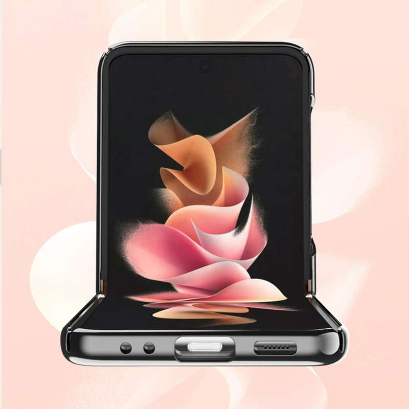 For Samsung Galaxy Z Flip3 5G Symphony Plating PC Shockproof Protective Case(Rose Gold)