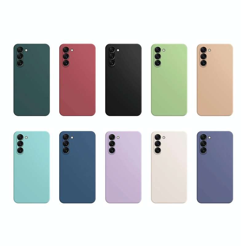 For Samsung Galaxy S23 5G Imitation Liquid Silicone Phone Case(Blue)