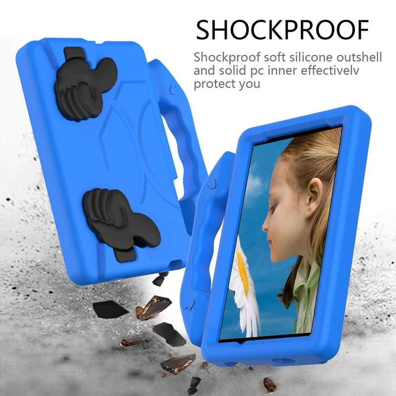 For Galaxy Tab 4 7.0 T230 / T231 EVA Material Children Flat Anti Falling Cover Protective Shell W...