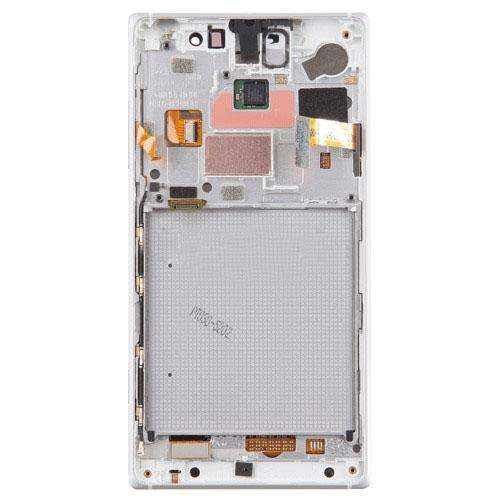 TFT LCD Screen for Nokia Lumia 830 Digitizer Full Assembly with Frame (Silver)