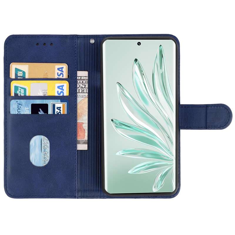 For Honor 70 Leather Phone Case(Blue)