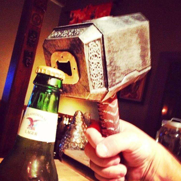 Hammer Shape Creative Beer Wine Bottle Opener (Bronze)