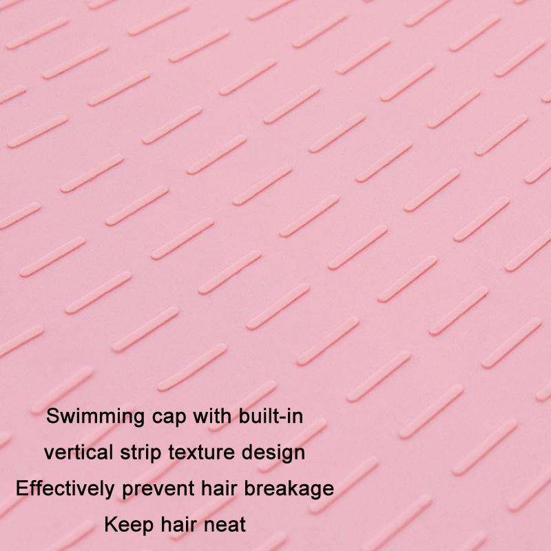 WAVE Waterproof Solid Color Ear Guard Silicone Swimming Cap, Color: Black