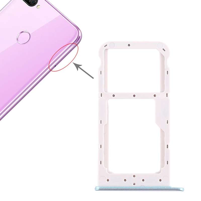 SIM Card Tray + SIM Card Tray / Micro SD Card Tray for Huawei Honor 9i (Green)