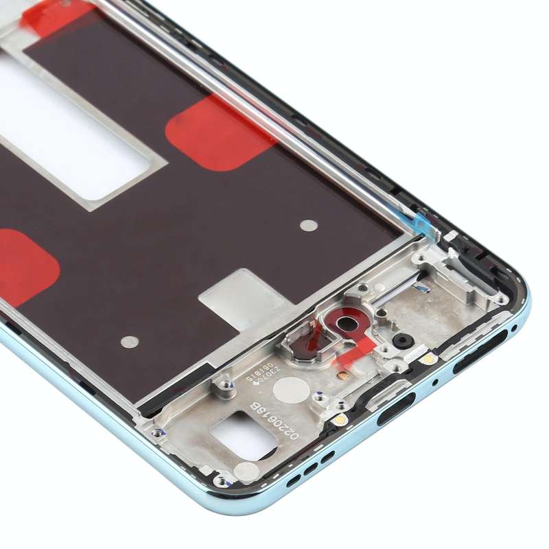 For OPPO Reno4 5G PDPM00, PDPT00, CPH2091 Front Housing LCD Frame Bezel Plate (Baby Blue)