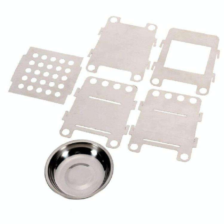 Camping Wood Stove Ultralight Folding Pocket Stove Outdoor Backpacking Cooking Wood Burning Stove...