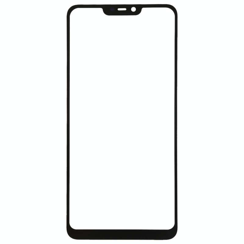 For OPPO A5 / A3s Front Screen Outer Glass Lens (Black)