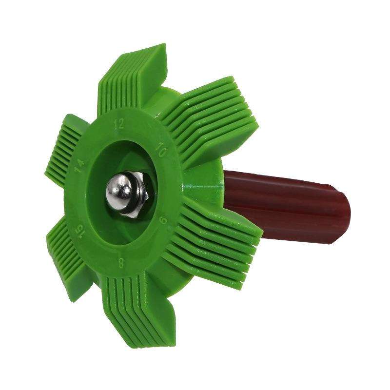 2 PCS Air Conditioner Blade Condenser Cleaning Fin Comb Brush(Green)