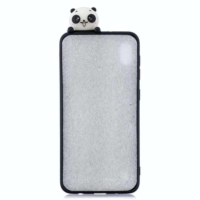 For Galaxy A10 Shockproof Cartoon TPU Protective Case(Three Pandas)