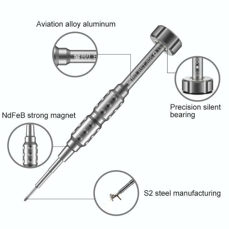 BEST BST-895 6 in 1  Mobile Phone Screwdriver For Mobile Phone Dismantling Screwdriver