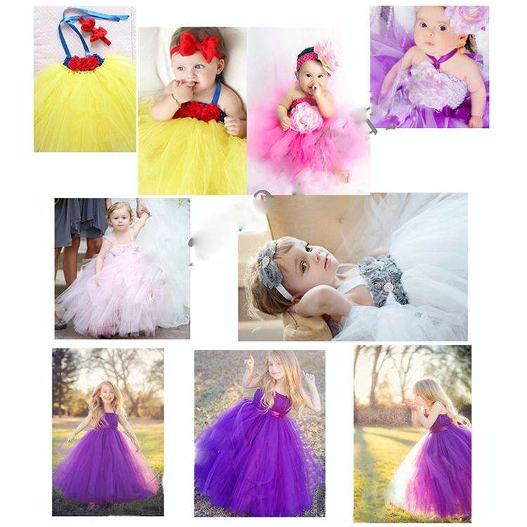 Fashion 20D Polyester Tulle Roll, Wedding Birthday Decoration Decorative Crafts Supplies, Total L...