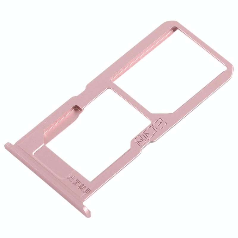 For Vivo V3Max SIM Card Tray + SIM Card Tray / Micro SD Card Tray (Rose Gold)