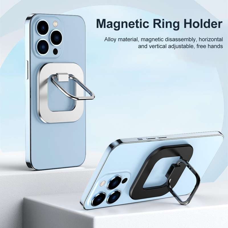 Magsafe Magnetic Mobile Phone Ring Holder (Black)