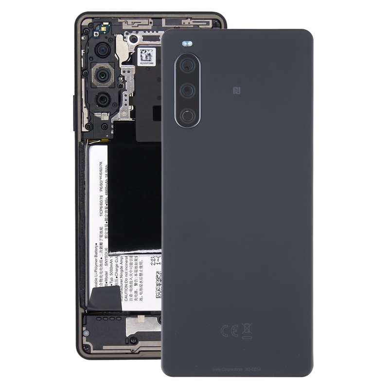 For Sony Xperia 10 IV Original Battery Back Cover(Blue)