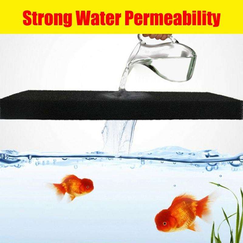 50x50x2cm Medium Hole Fishing Tank Filter Cotton Aquarium Biochemical Cotton Cultivation Filter M...