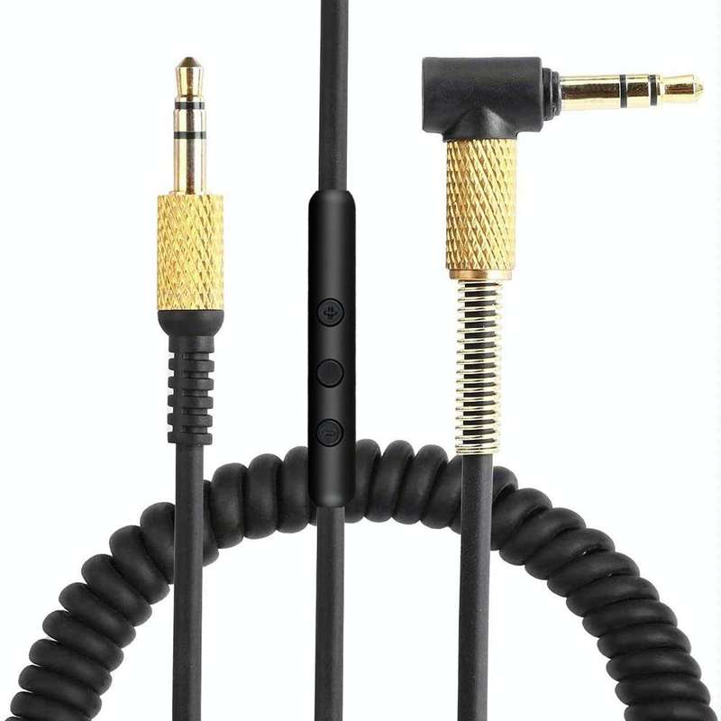 Wire-controlled Call Version 3.5mm Male to Male Earphone Cable for Marshall Earphones, Cable Leng...
