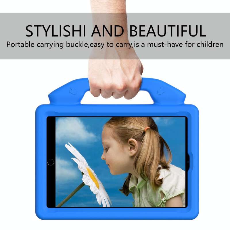 For iPad Mini 5/4/3/2/1 EVA Material Children Flat Anti Falling Cover Protective Shell With Thumb...