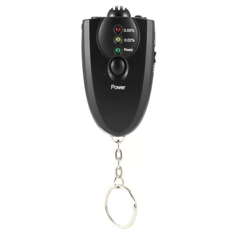 Car Portable Mini LED Air Blow Alcohol Tester(Without Battery)