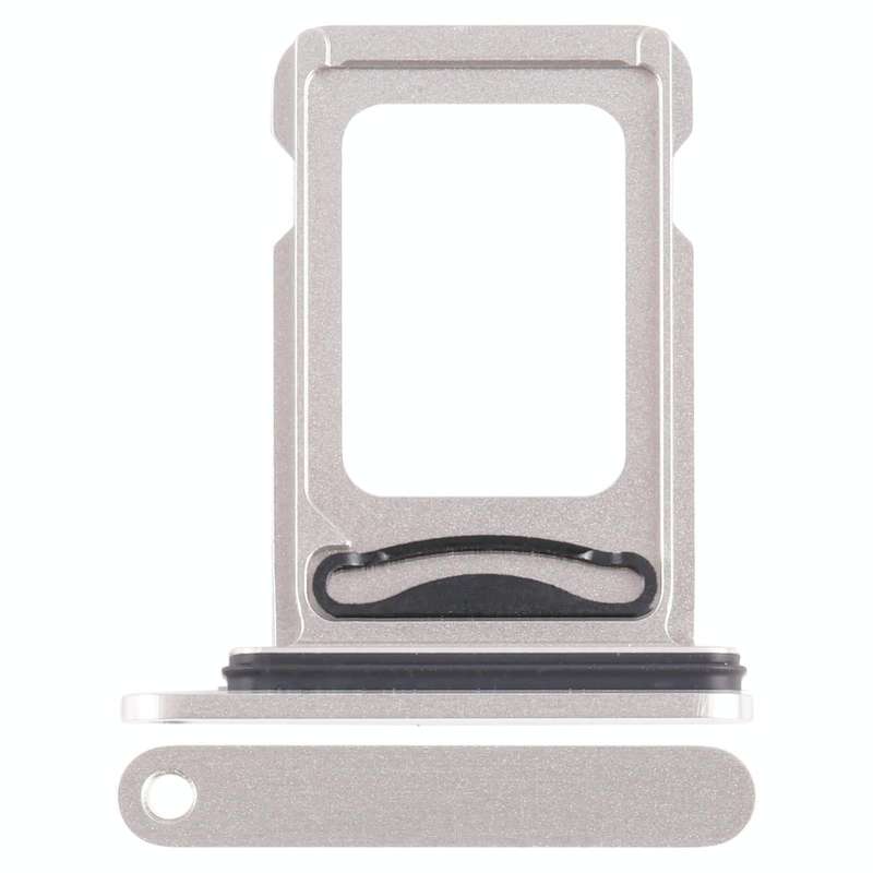 For iPhone 15 Pro Max SIM + SIM Card Tray (White)