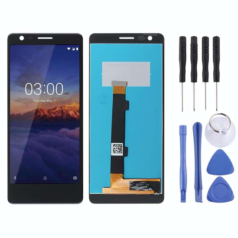 TFT LCD Screen for Nokia 3.1 with Digitizer Full Assembly  (Black)